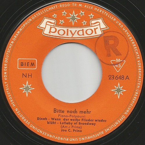 7", Single Curt Prina - Bitte Noch Mehr