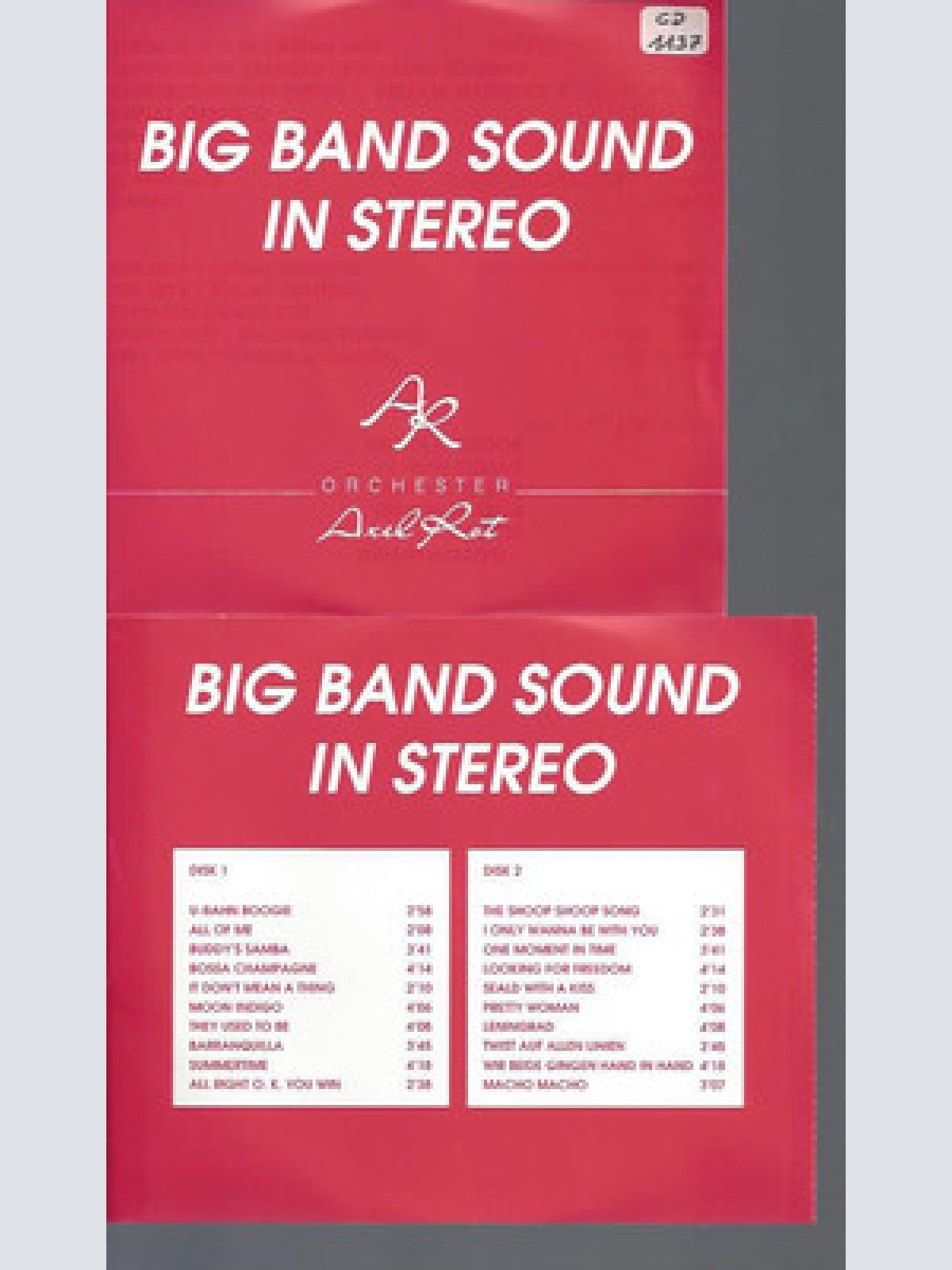 CD-BIG BAND SOUND IN STEREO AXEL ROT