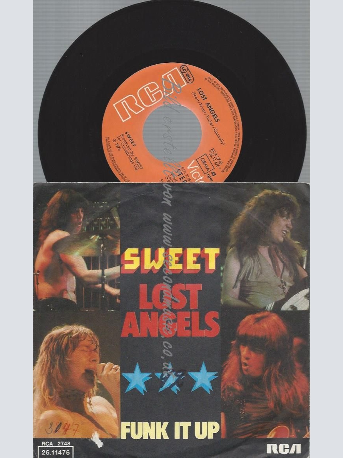 7"   Sweet  Lost Angels