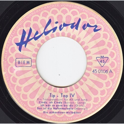 7" Die Akkordeon-Melodiker - Tip-Top IV