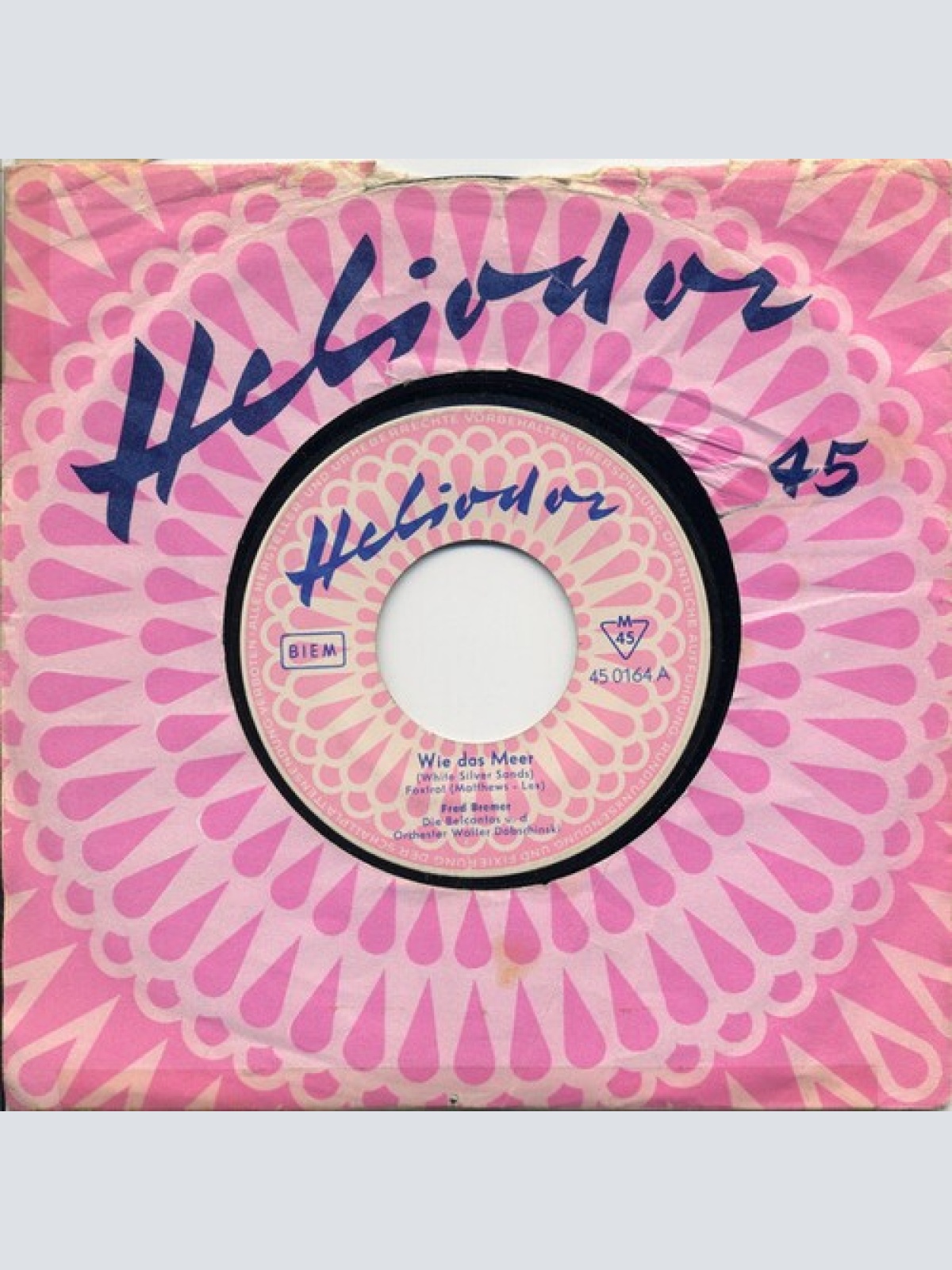 7", Single, Mono Fred Bremer - Wie Das Meer