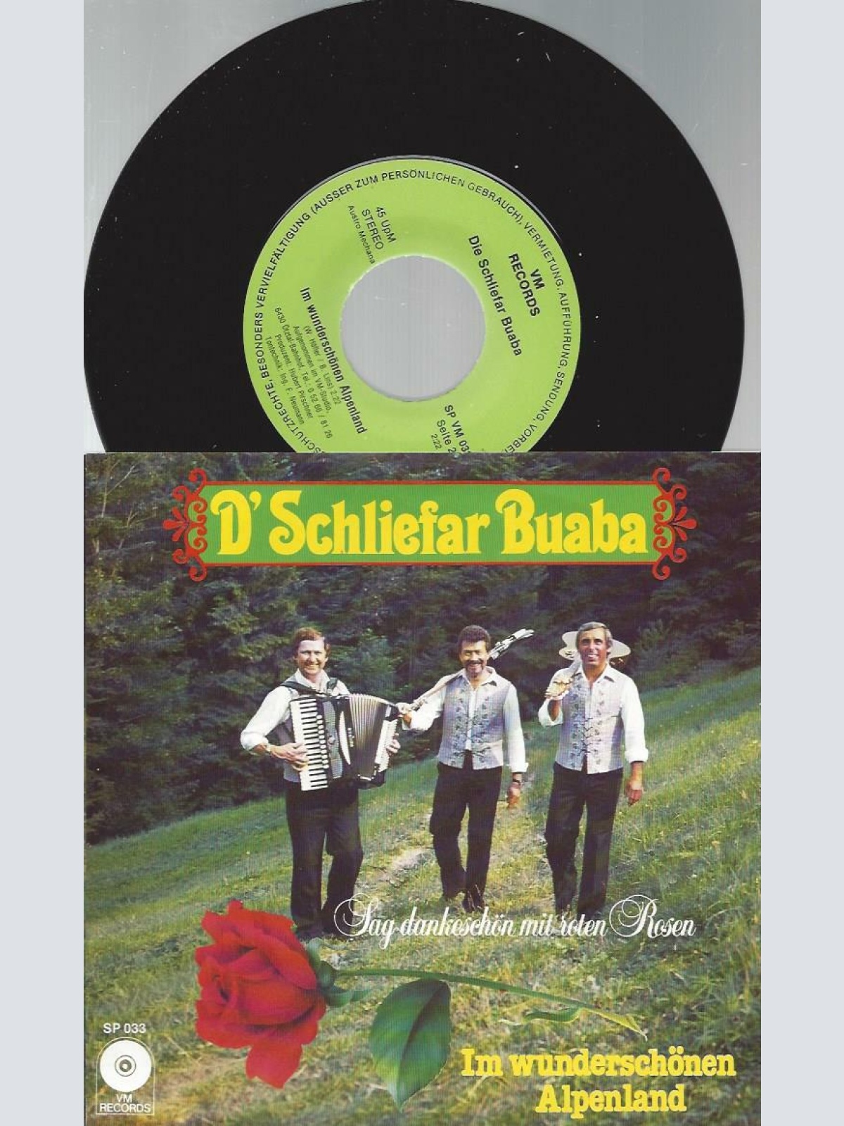 7" D' Schliefar Buaba – Im Wunderschönen Alpenland