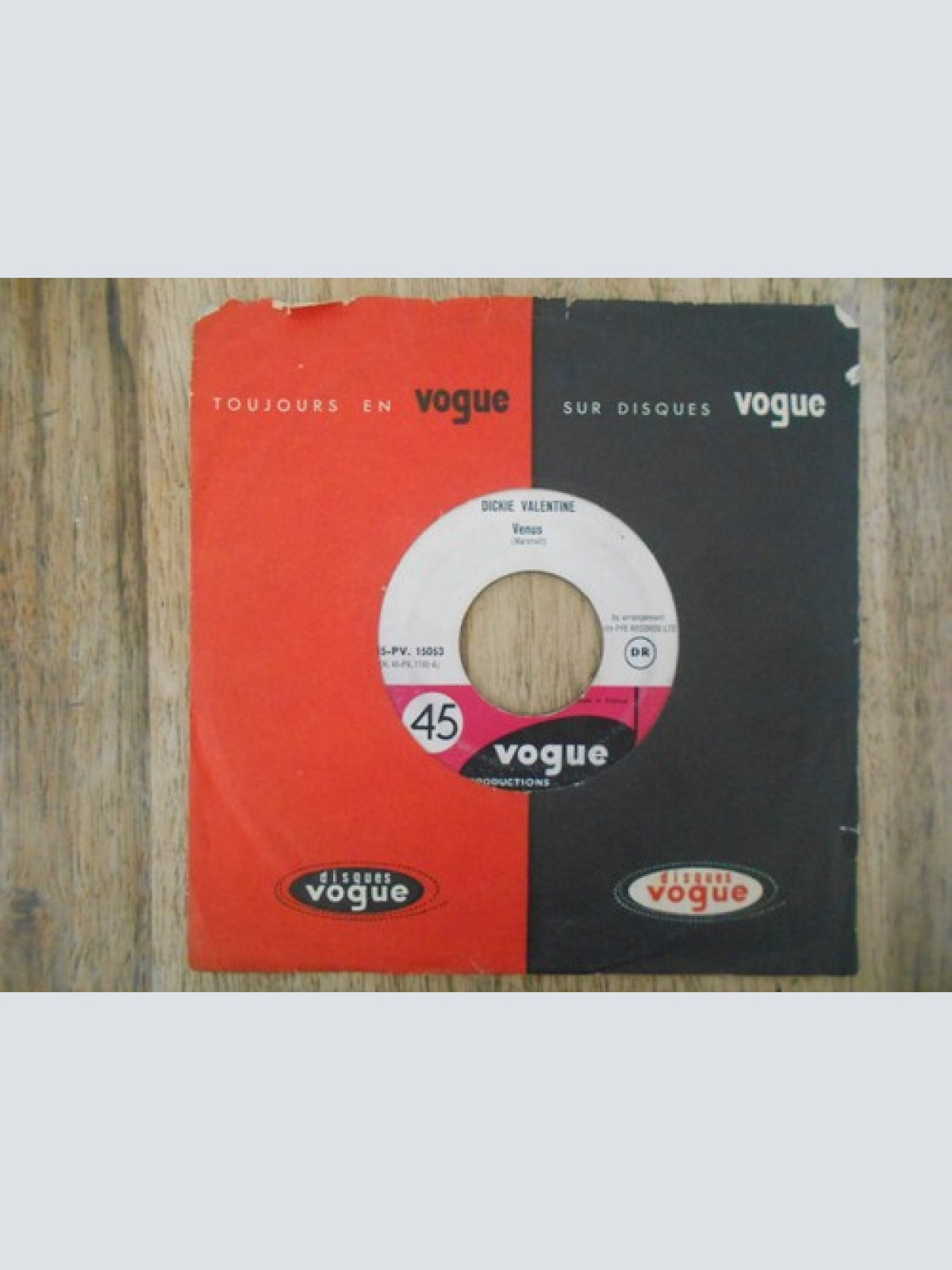 7", Single Dickie Valentine - Venus