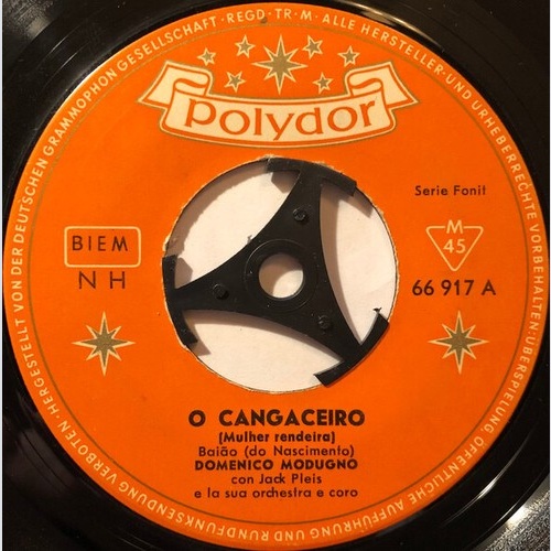 7", Single, Mono Domenico Modugno - O Cangaceiro
