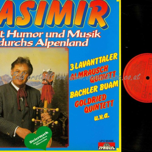 LP--Kasimir --  mit Humor und Musik durchs Alpenland /   NM