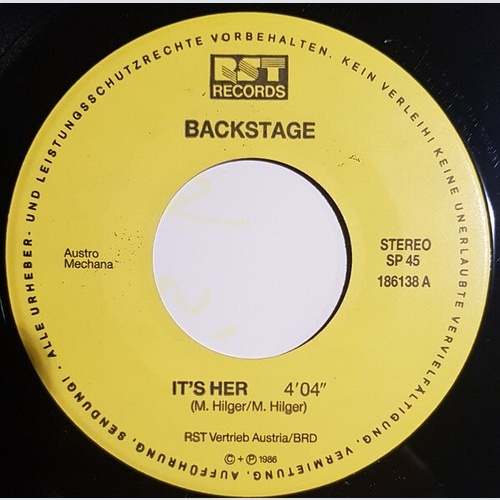 7", Single Backstage (4) - It's Her