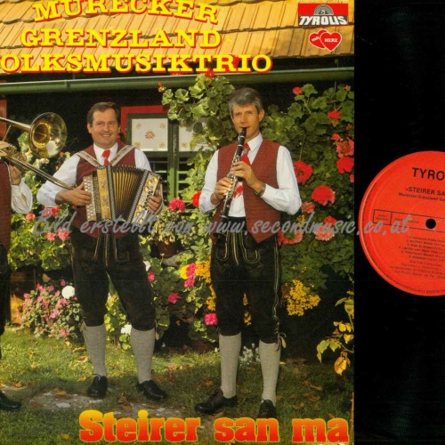 LP-- Murecker Grenzland Volksmusiktrio – Steirer San Ma  / NM