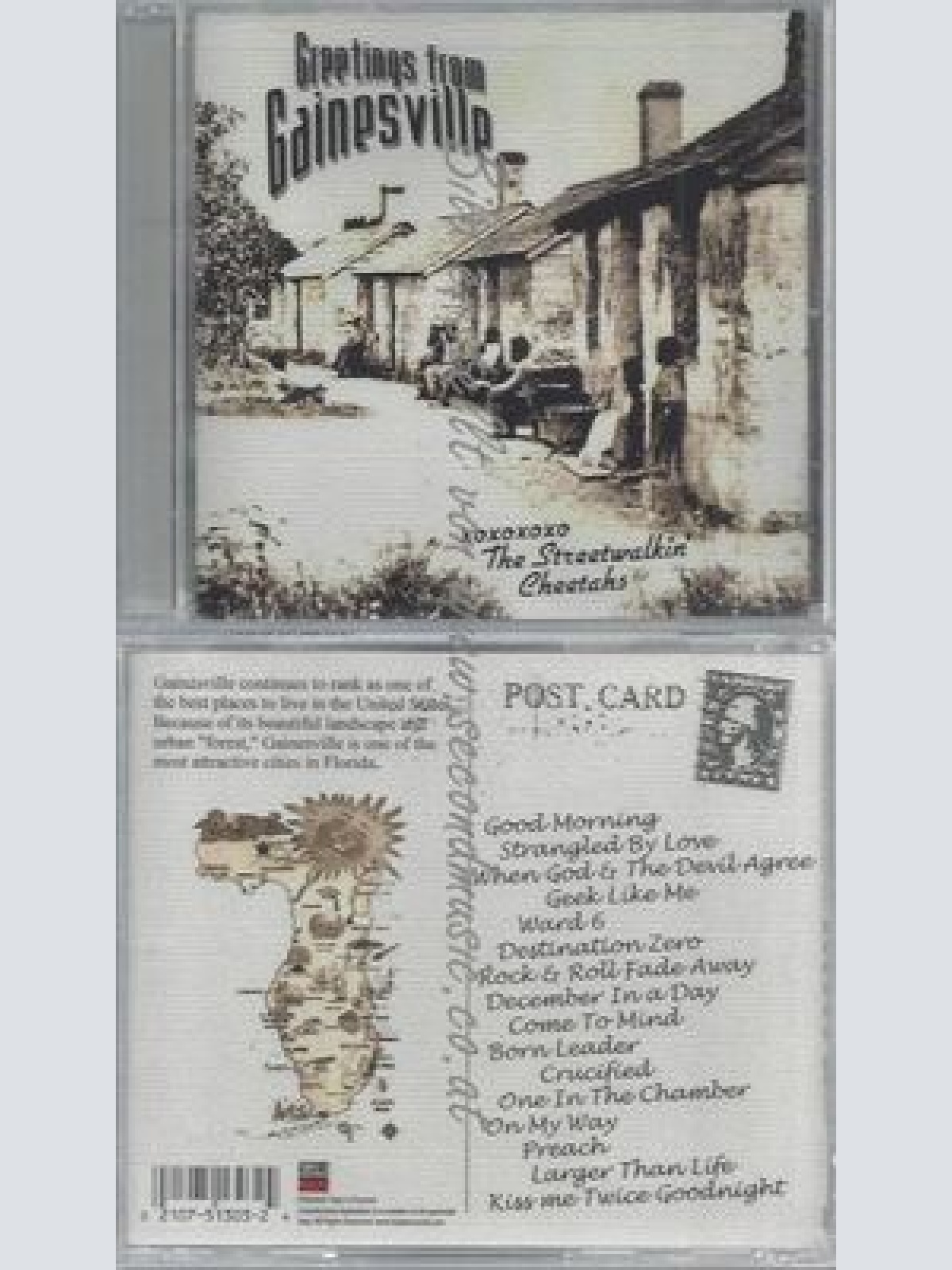 CD--THE STREETWALKIN' CHEETAHS--GREETINGS FROM GAINSVILLE