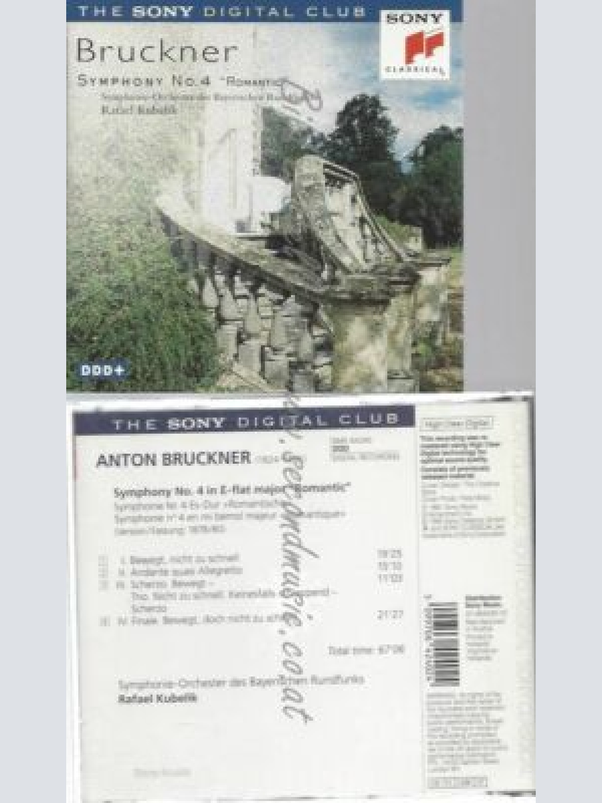 CD--WIENER PHILHARMONIKER UND ANTON BRUCKNER | --4 SINFONIE