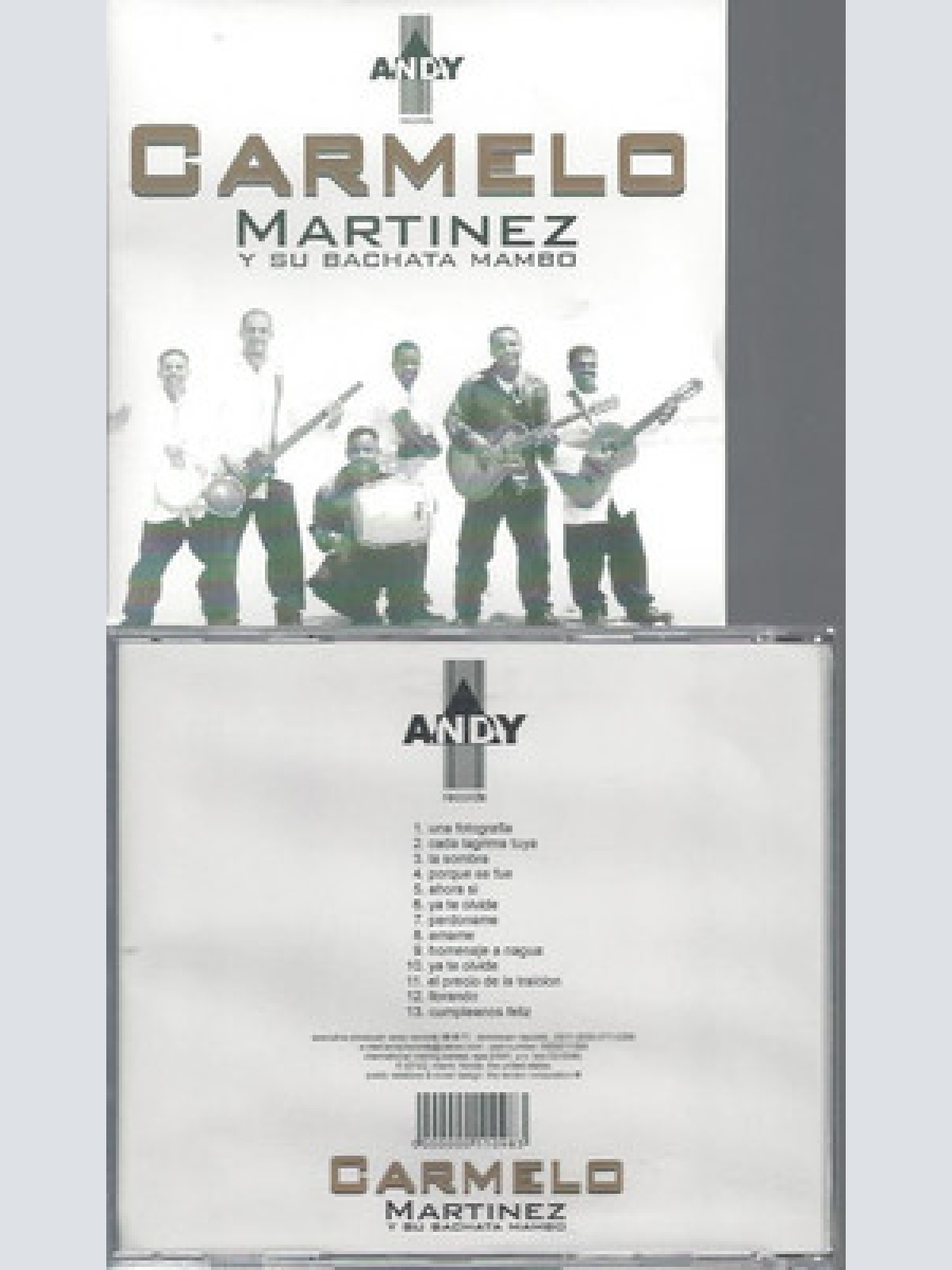 CD--CARMELO MARTINEZ--Y SU BACHATA MAMBO