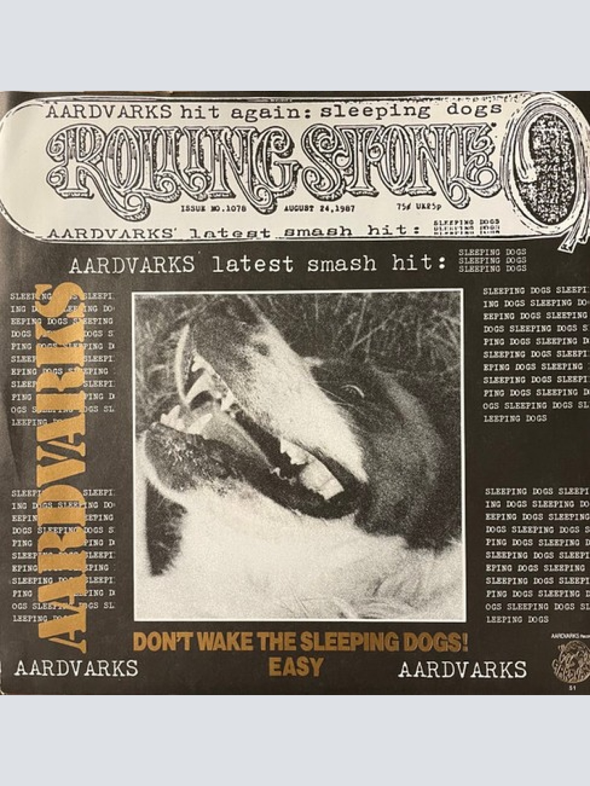 7", Single Aardvarks (3) - Don't Wake The Sleeping Dogs!