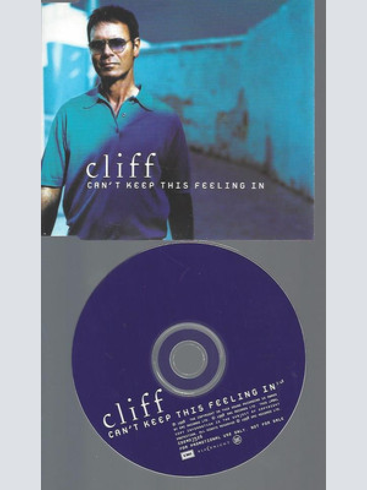 CD--CLIFF CAN'T KEEP THIS FEELIN IN--PROMO