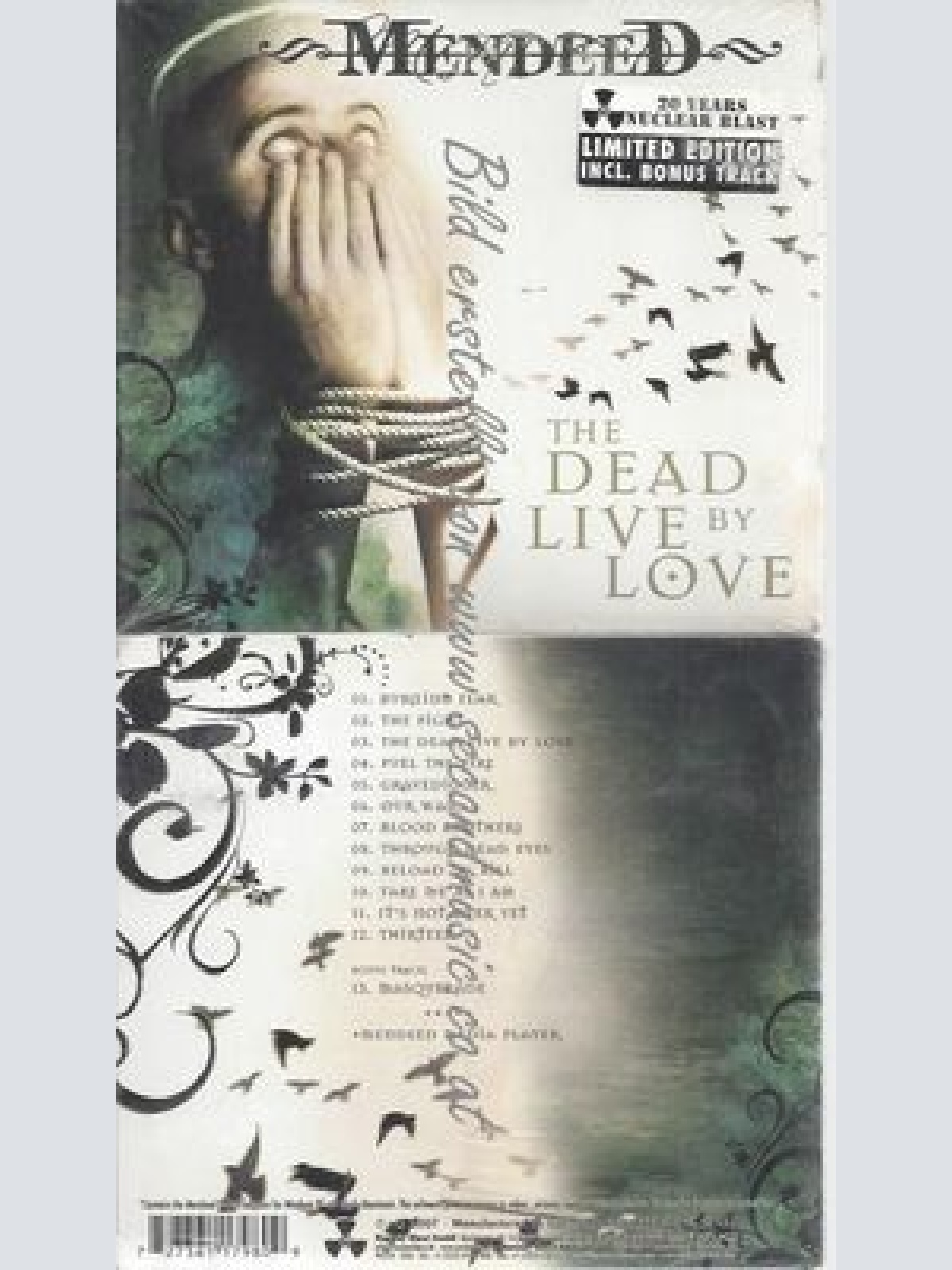 CD--MENDEED--THE DEAD LIVE BY LOVE