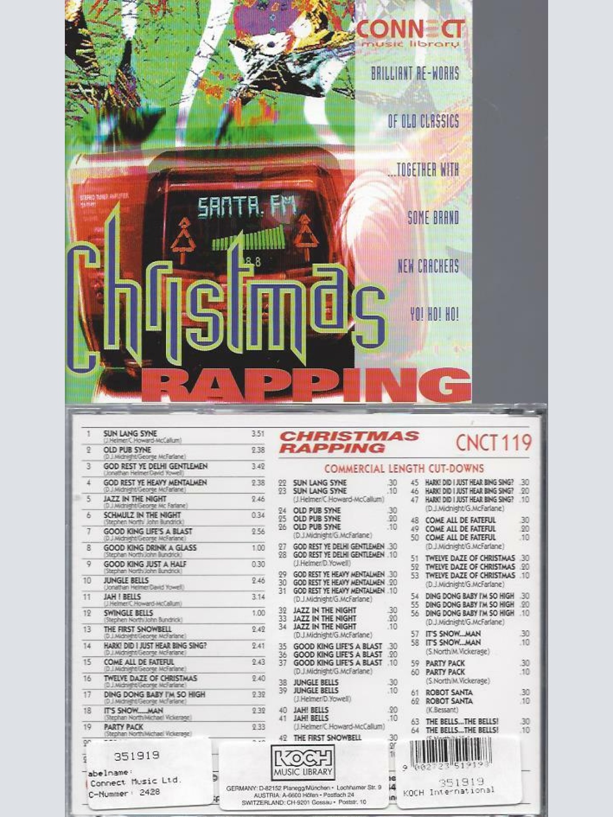 CD -- Christmas Rapping //  Music Library