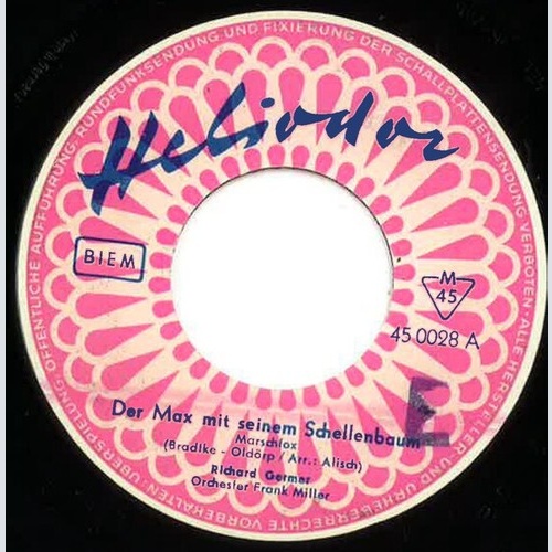 7", Single, Mono Richard Germer - Der Max Mit Seinem Schellenbaum