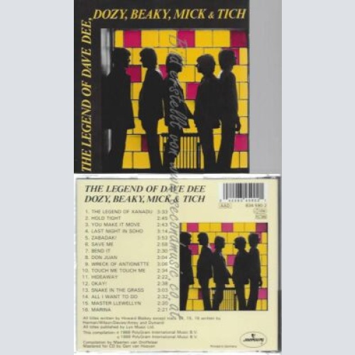 CD-- Dave Dee, Dozy, Beaky, Mick & Tich  The Legend Of