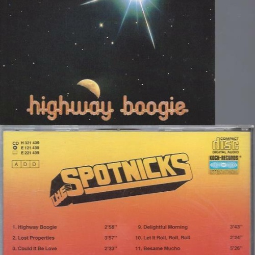CD -The Spotnicks   // Highway Boogie