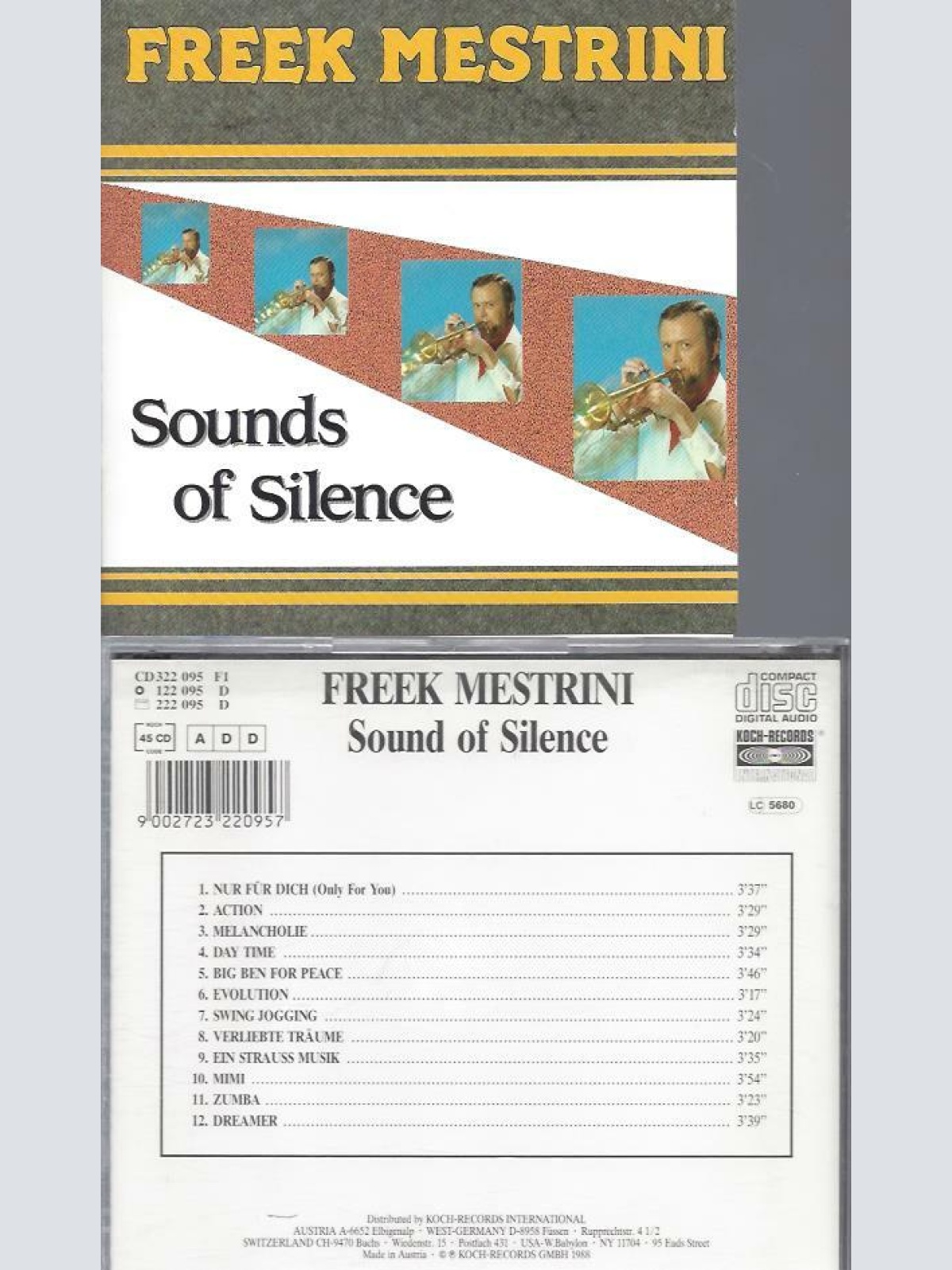 CD -Freek Mestrini Sounds of Silence