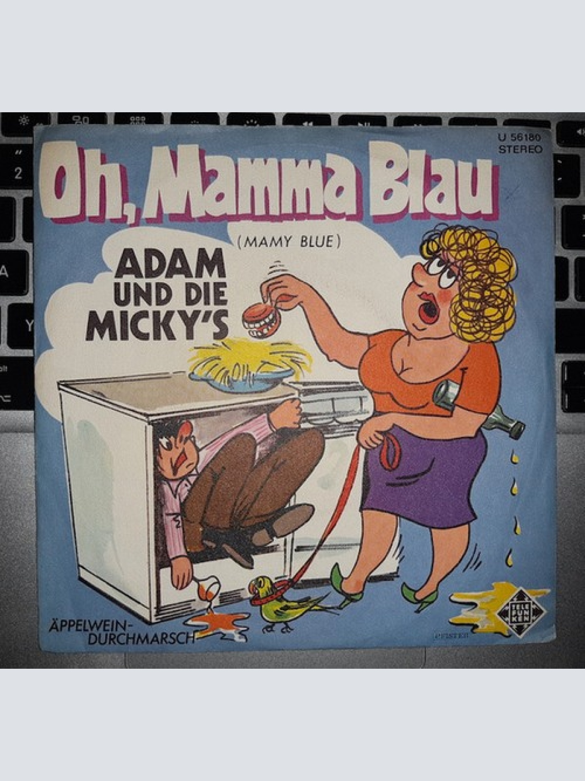 7", Single, Promo Adam Und Die Micky's - Oh, Mamma Blau (Mamy Blue)