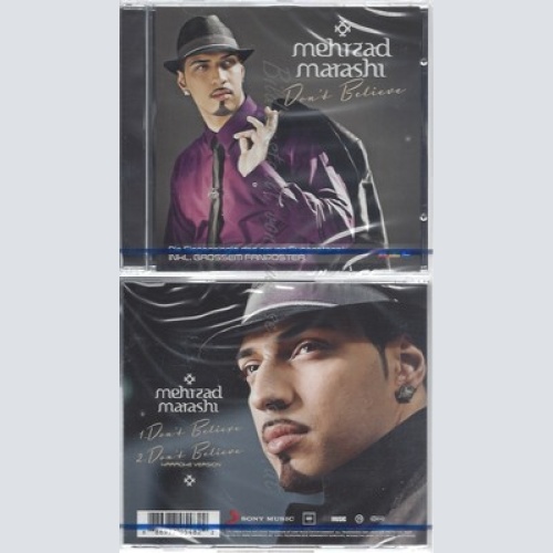 CD--NM-SEALED-MEHRZAD MARASHI -2010- - SINGLE -- DON'T BELIEVE -2 TRACK CD-SING