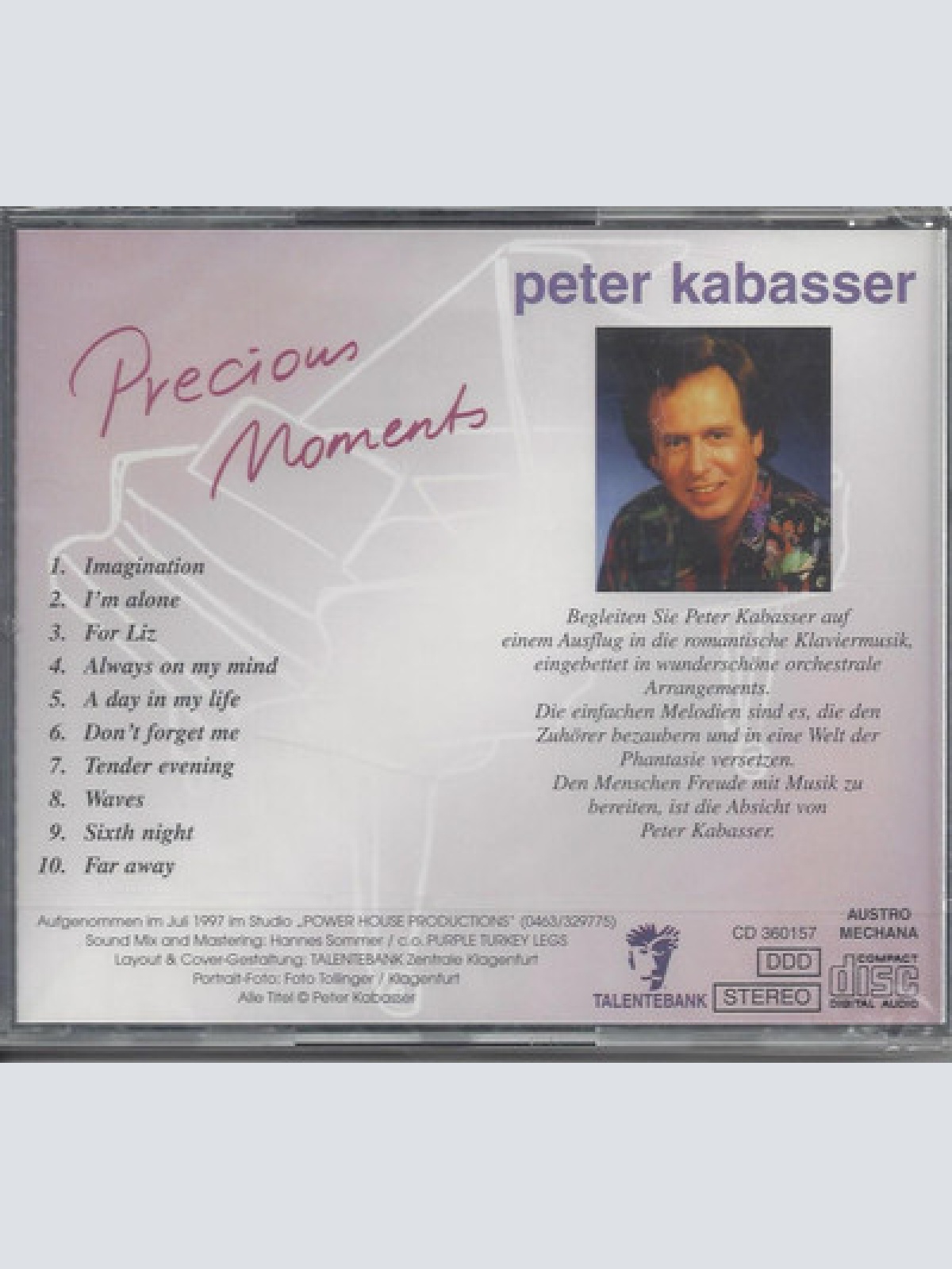 CD-PETER KABASSER PRECIOUS MOMENTS