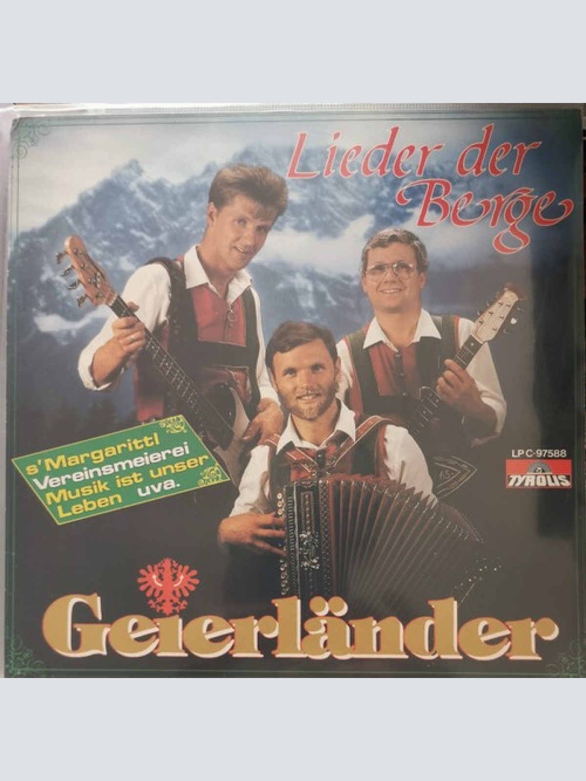 LP, Album Geierländer - Lieder Der Berge