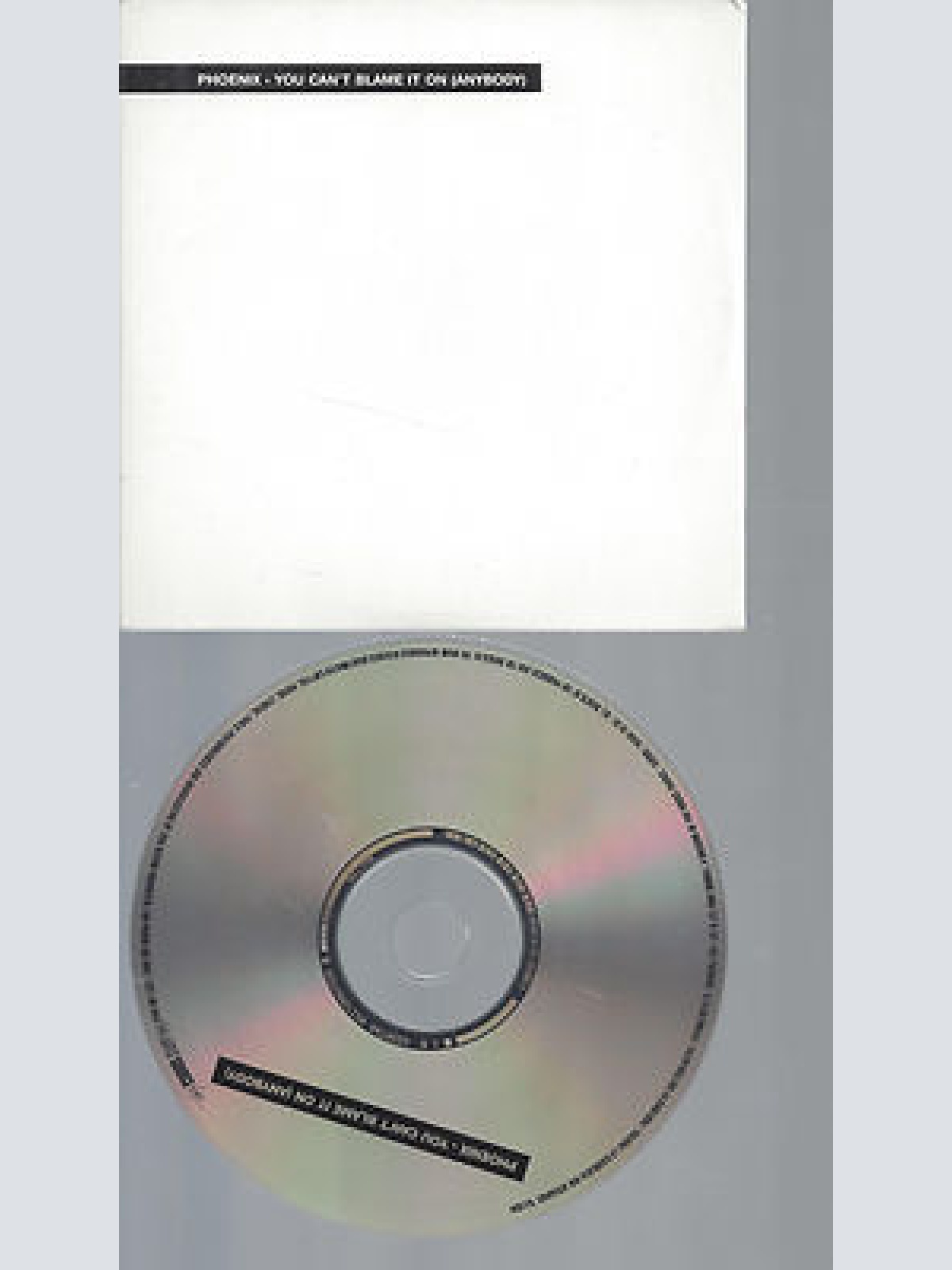 CD-PHOENIX--YOU CAN'T BLAME IT ON --PROMO