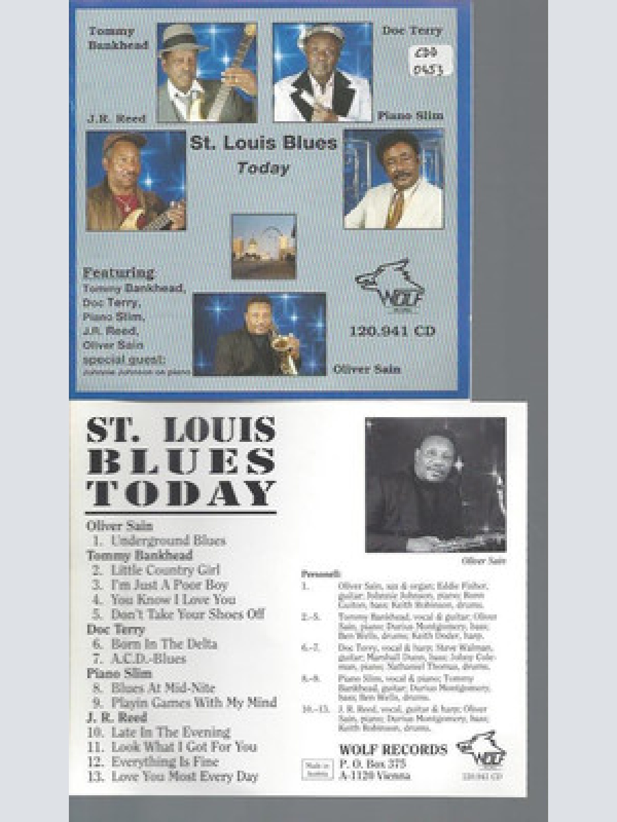 CD-ST LOUIS BLUES TODAY