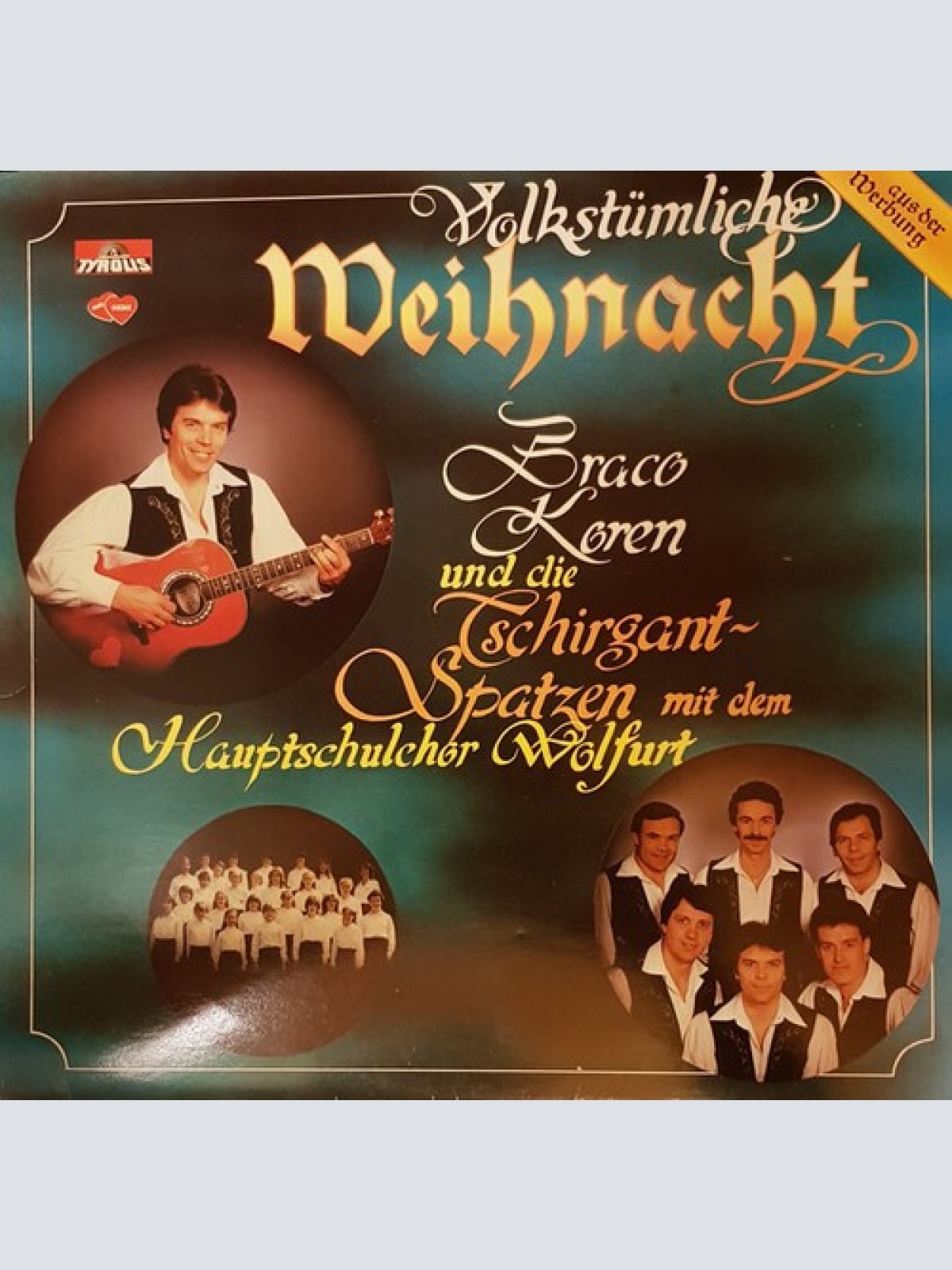 LP, Album Braco Koren, Tschirgant Spatzen, Hauptschulchor Wolfurt - Volkstüml...