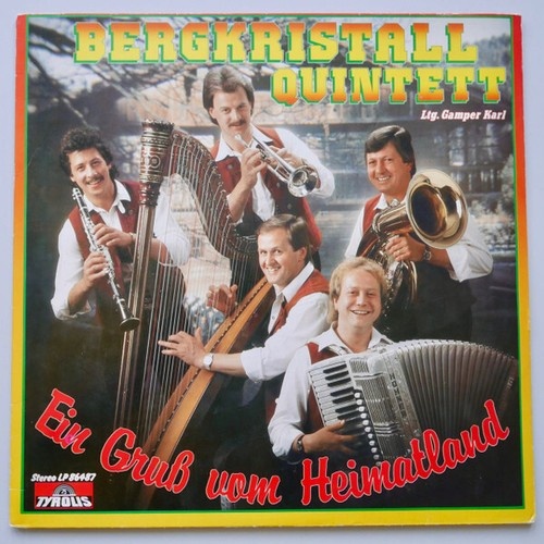 LP, Album Bergkristall Quintett - Ein Gruß Vom Heimatland