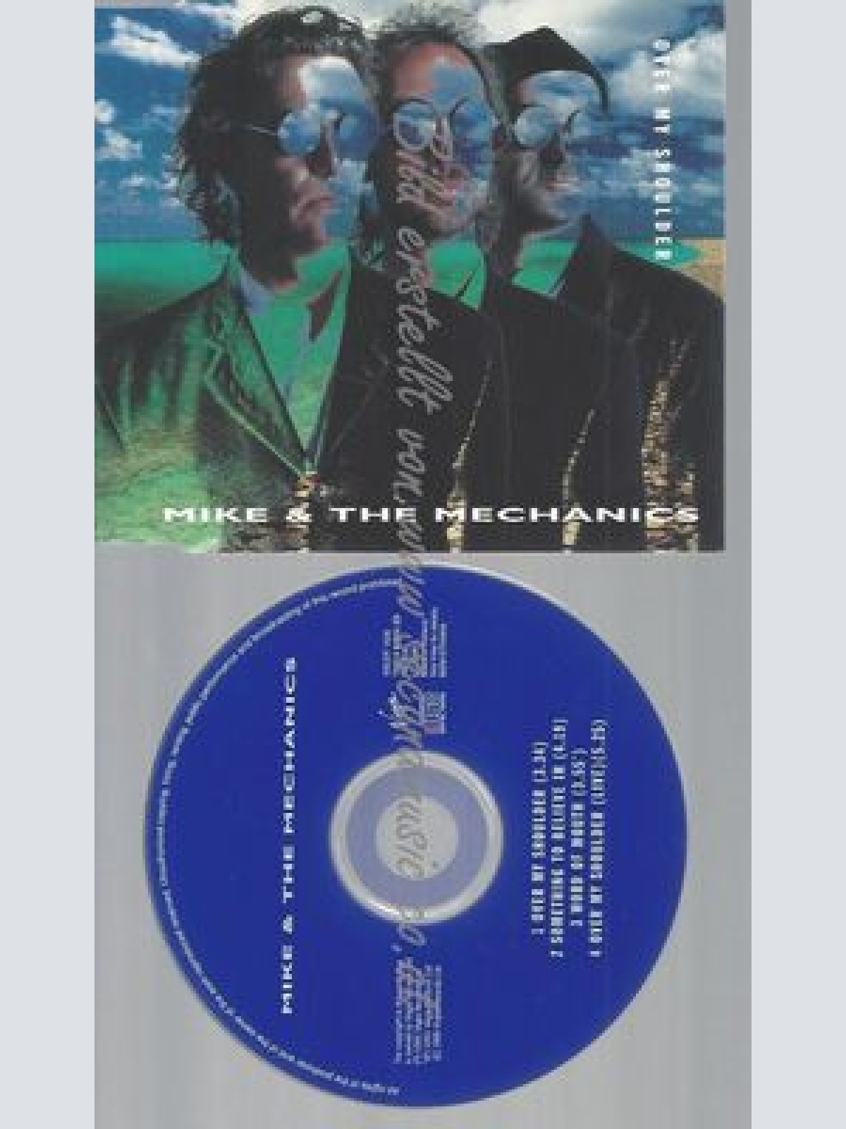 CD--MIKE & THE MECHANICS--OVER MY SHOULDER