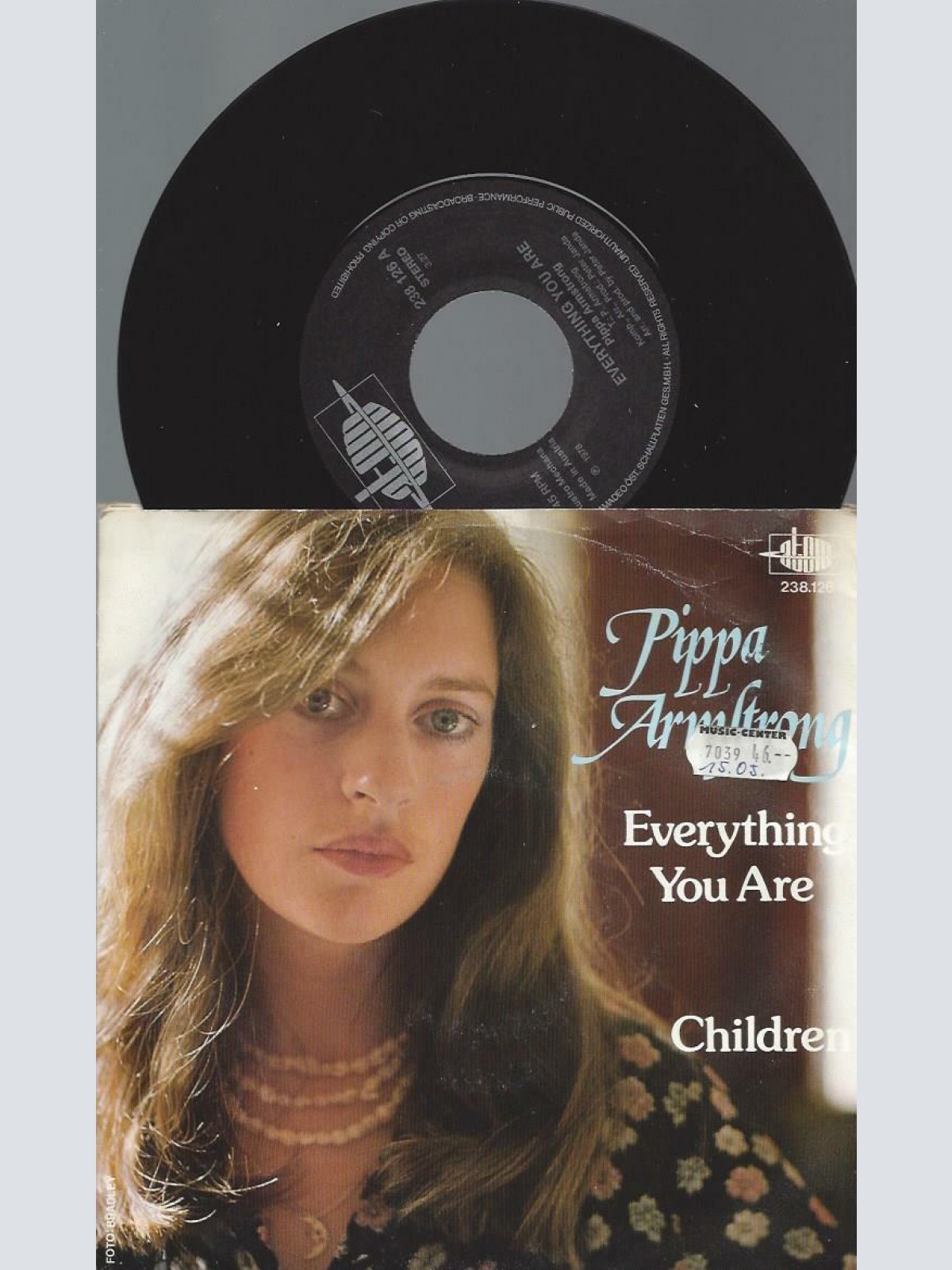 7"   Pippa Armstrong  Everything You Are/Children  / Atom 238.126
