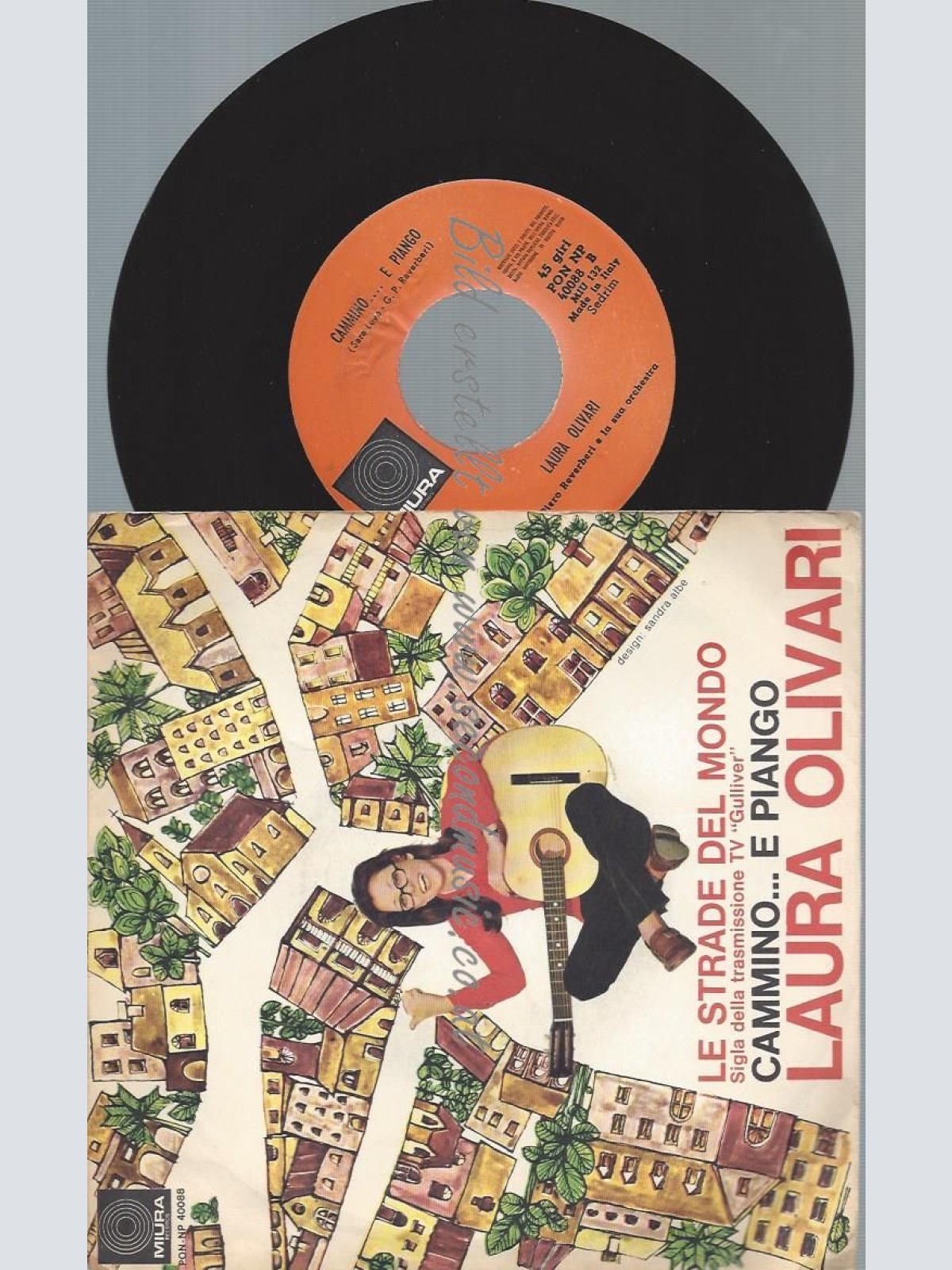 7"  Laura Olivari  Le Strade Del Mondo