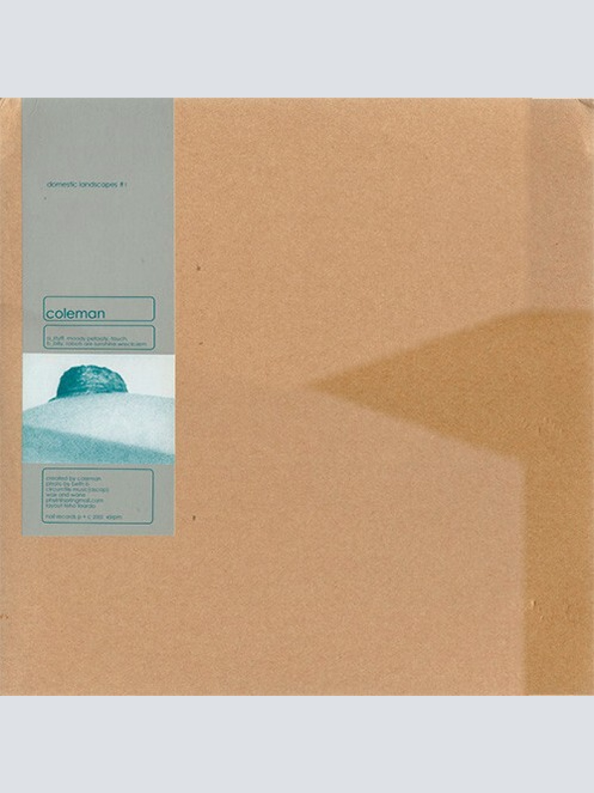 12", EP J F Coleman - Stuff