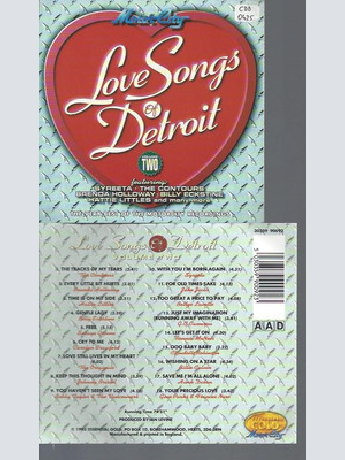 CD-LOVE SONGS DETROIT VOL 2
