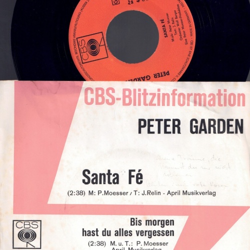 7"  Peter Garden Santa Fe   Promo