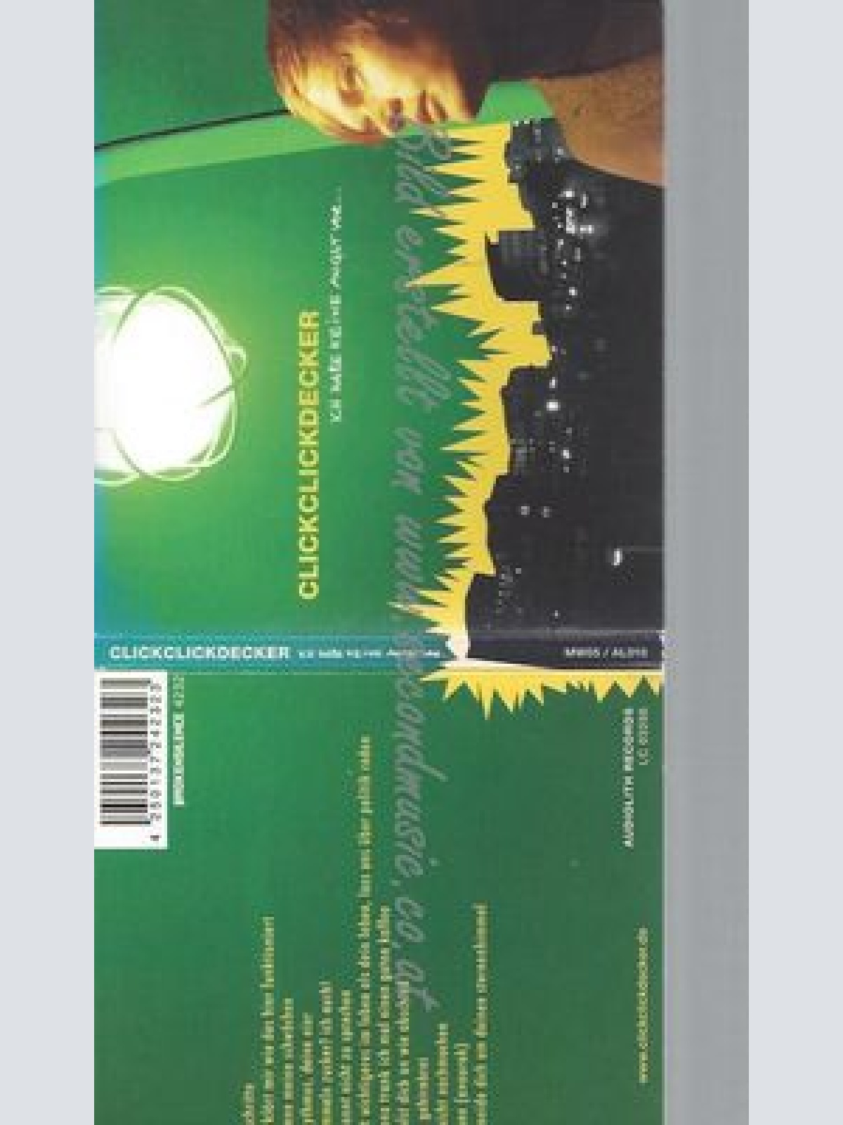 CD--CLICKCLICKDECKER--ICH HABE KEINE ANGST VOR...