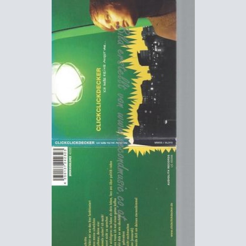 CD--CLICKCLICKDECKER--ICH HABE KEINE ANGST VOR...