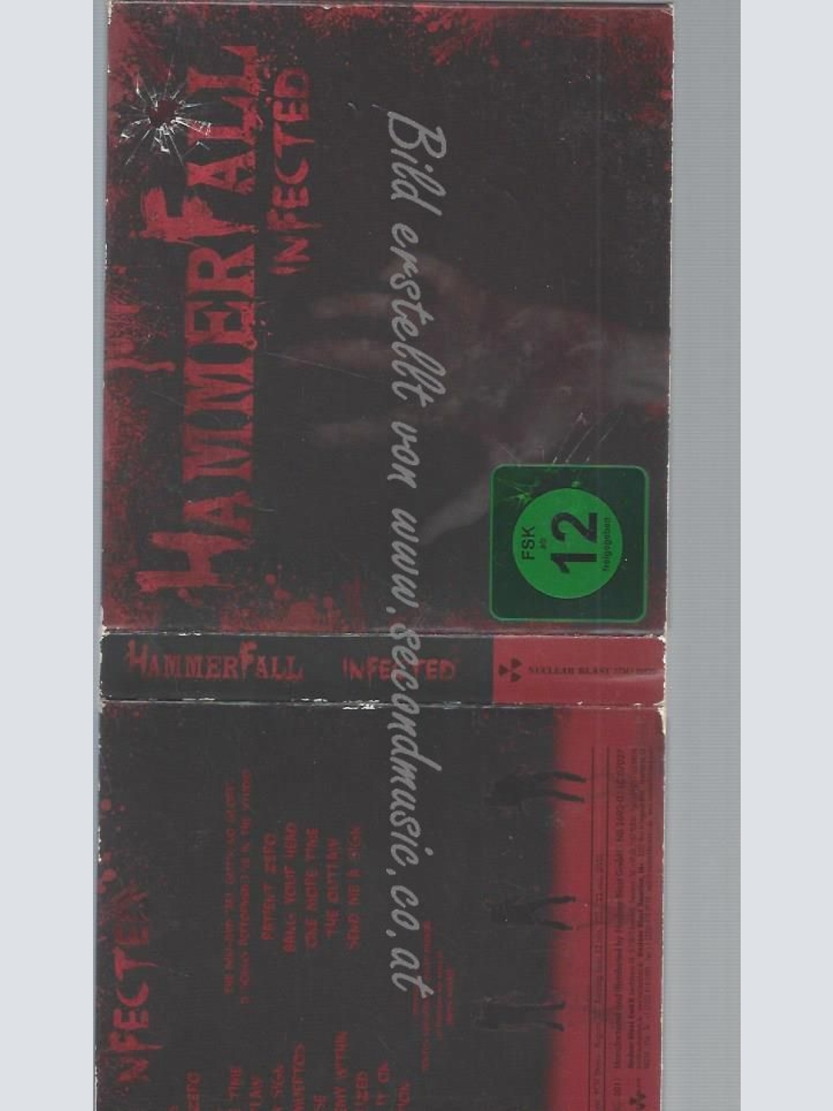 CD-- HAMMERFALL-- INFECTED --CD+ DVD