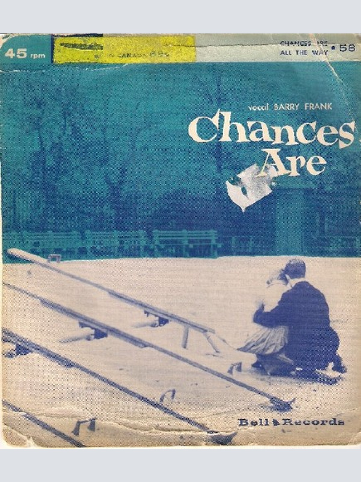 7" Barry Frank / Bruce Adams (2) - Chances Are / All The Way