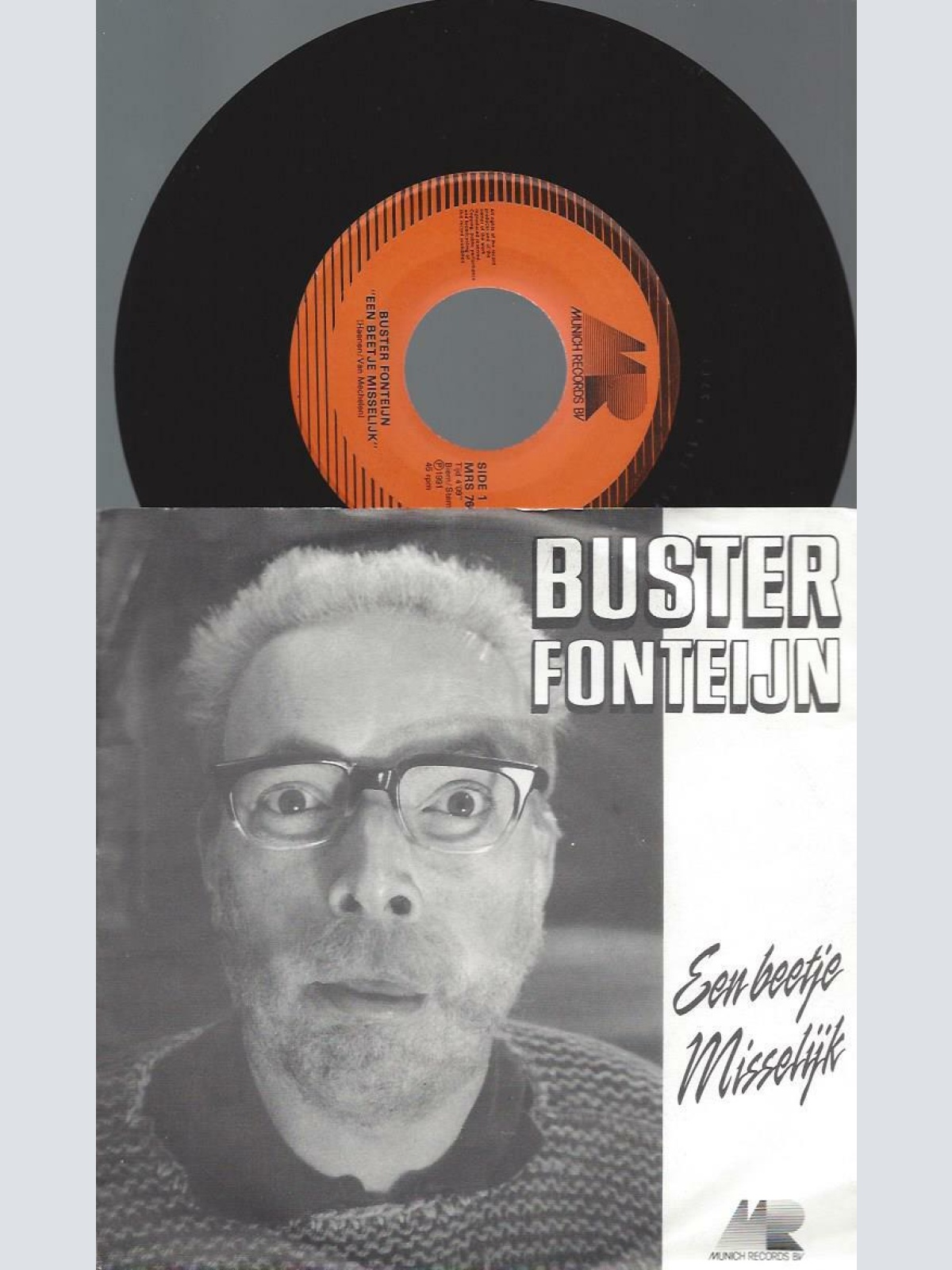 7"  Buster Fonteijn – Een Beetje Misselijk