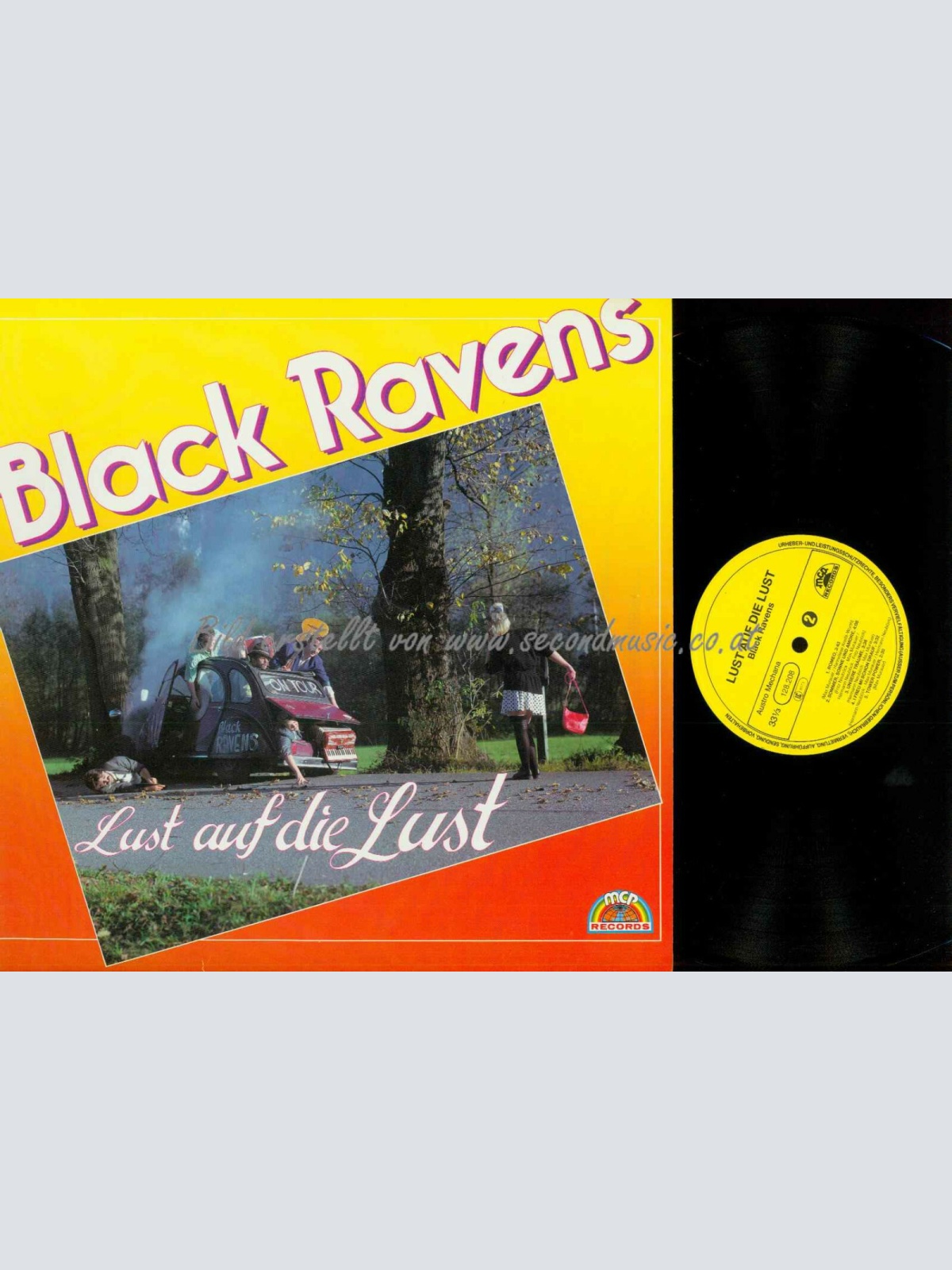LP-- Black Ravens  – Lust Auf Die Lust  / NM