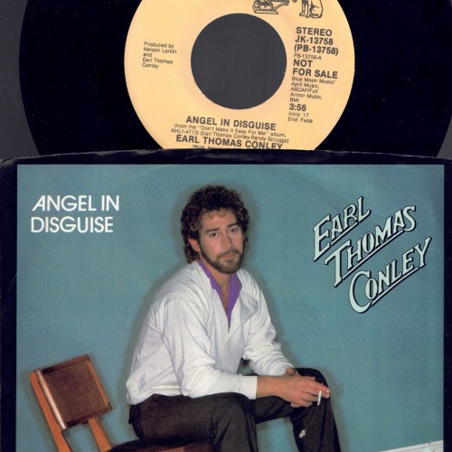 7"  Earl Thomas Conley Angel in Disguise