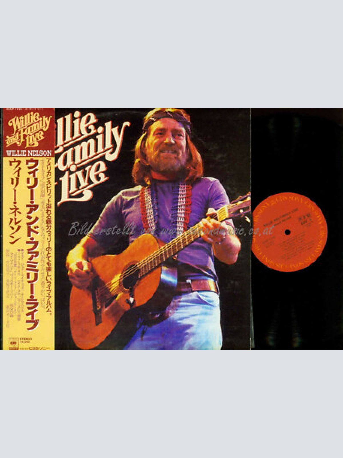 DLP-- Willie Nelson  Willie And Family Live  // Japan Release