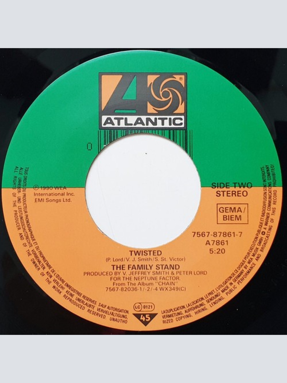 7", Single, Lar The Family Stand - In Summer I Fall