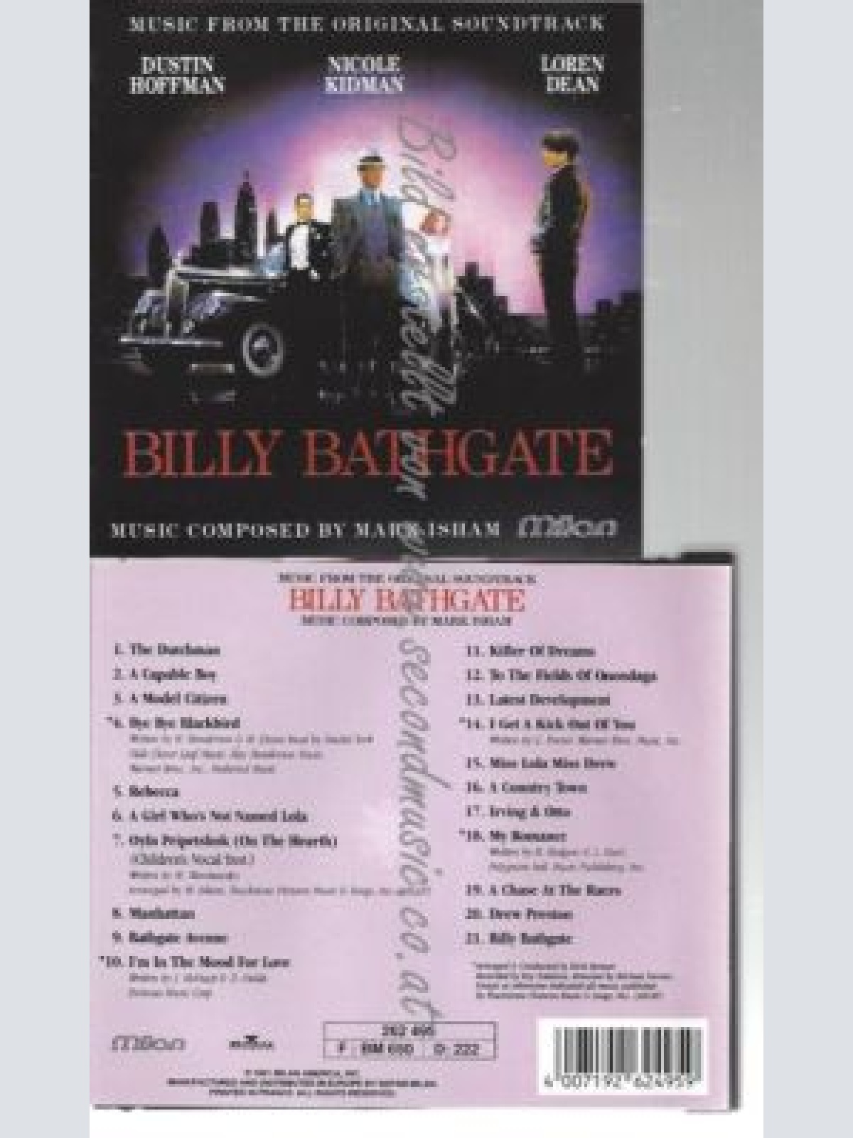 CD--MARK ISHAM--    BILLY BATHGATE -  SOUNDTRACK-