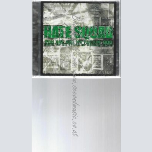 CD--HATE SQUAD | --YOU ARE NOT MY FUCKIN' GOD (BEST OF  YEARS OF RAG