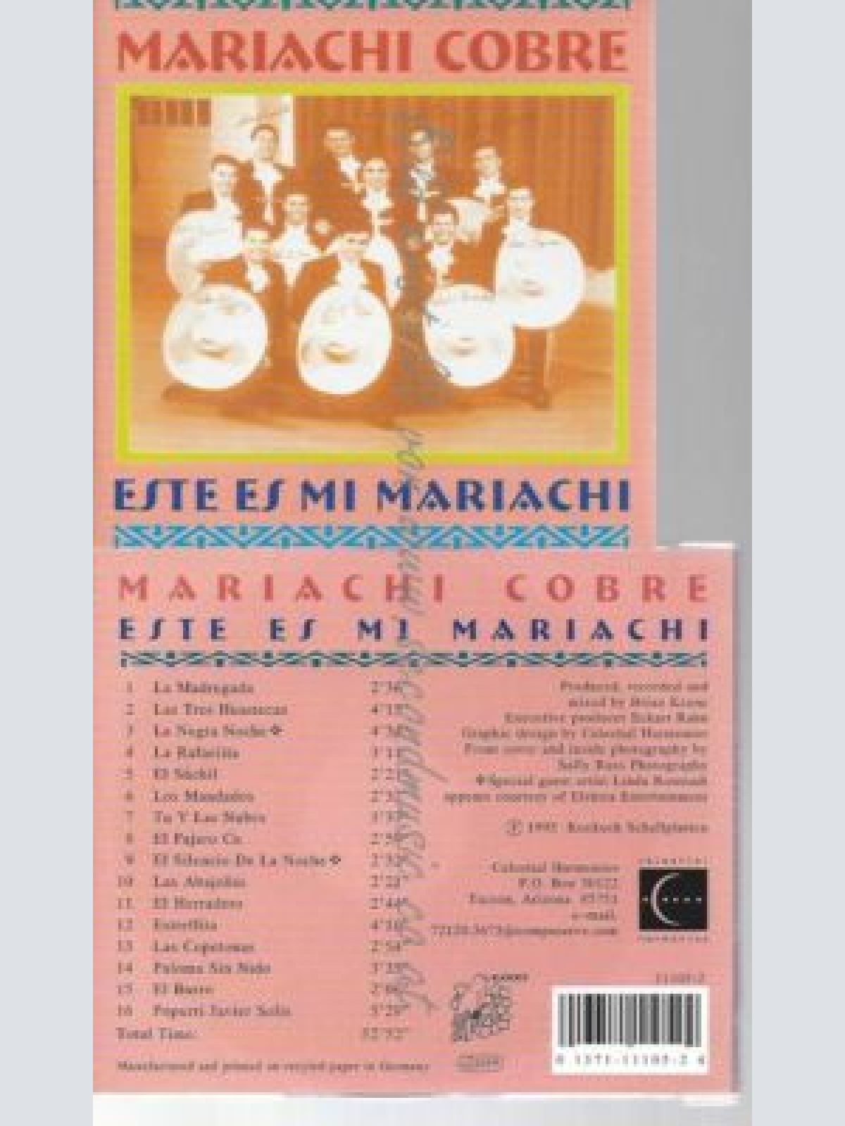 CD--MARIACHI COBRE | --ESTE ES MI MARIACHI