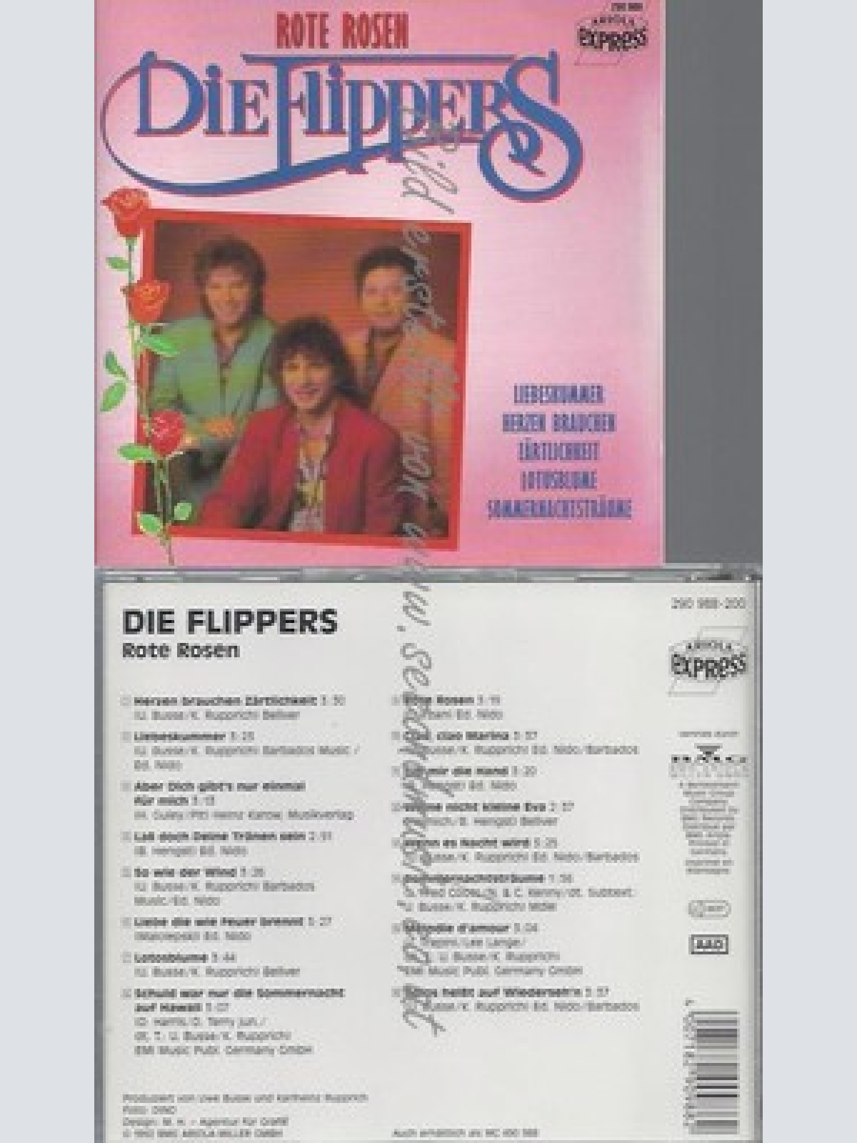 CD--DIE FLIPPERS--ROTE ROSEN
