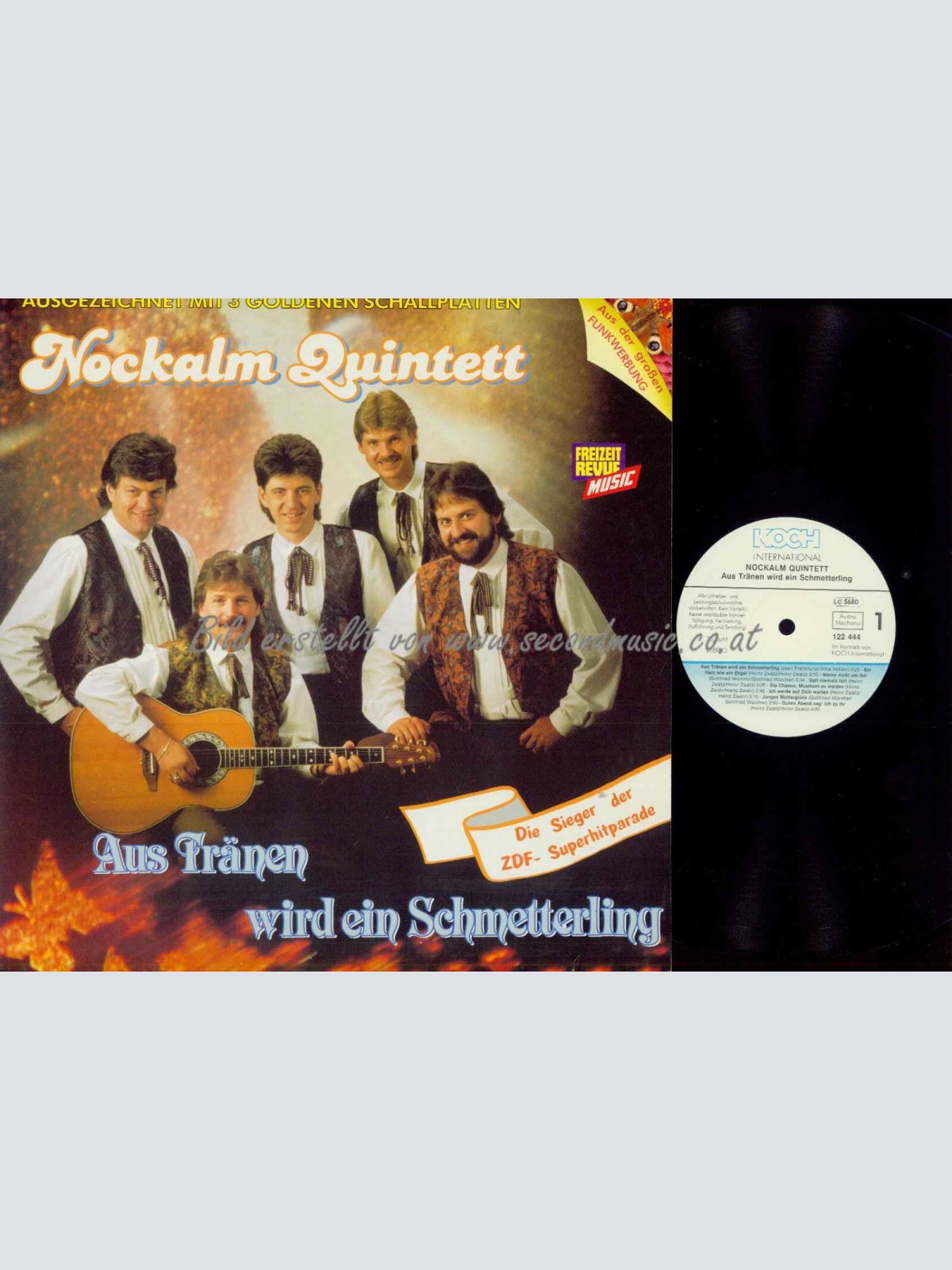 LP-- Nockalm Quintett – Aus Tränen Wird Ein Schmetterling  // NM